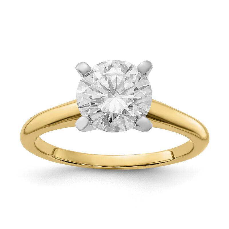 Brilliant-Cut Lab Grown 1 1/2ct. Diamond Solitaire Engagement Ring in 14k Yellow Gold image number null